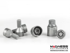 Alfa Romeo 4C Wheel Locks - Farad - Silver - Starlock